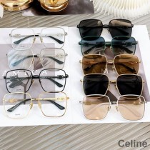 Celine CL41088U Triomphe Square Sunglasses In Metal and Acetate