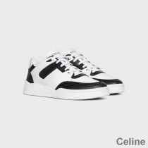 Celine CT-07 Trainer Low Lace-Up Sneakers Unisex Calfskin White/Black