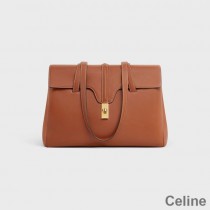 Celine Medium Soft 16 Bag In Smooth Calfskin Brown