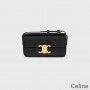 Celine Shoulder Bag In Shiny Calfskin Black