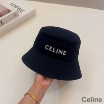 Celine Broderie Pălărie De Bumbac Cu Triomphe Bleumarin