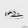 Celine CT-07 Trainer Low Pantofi cu șireturi Unisex piele de vițel alb/negru