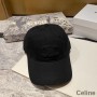 Şapcă de baseball Celine Triomphe din bumbac negru