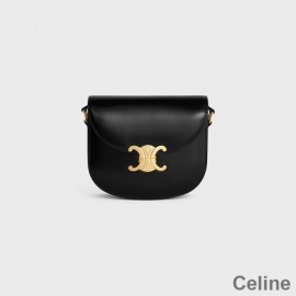 Crossbody kabelka Celine Besace v lesklé černé telecí kůži