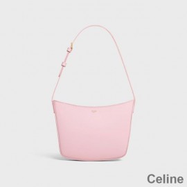 Sac Croque Moyen Celine En Cuir De Veau Brillant Rose