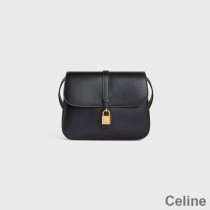 Celine Medium Tabou Väska I Slät Kalvskinn Svart