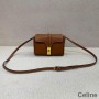 Celine Mini Soft 16 Väska I Slät Kalvskinn Brun