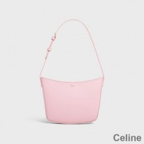 Borsa Celine Media Croque In Pelle Di Vitello Lucida Rosa