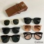 Occhiali da sole Celine CL50232 Triomphe rotondi in acetato con firma