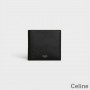 Celine Bi-Fold pung i sort kalveskind