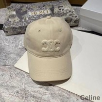 Celine Triomphe caipín baseball i cadás beige