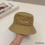 Pamučni šešir Celine s vezom i Triomphe kaki