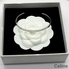 Bransoletka Celine Paris z otwartym łańcuszkiem w kolorze mosiądzu i srebra