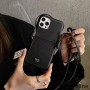 Bőr Celine iPhone tok kártyatartóval és fekete szíjjal